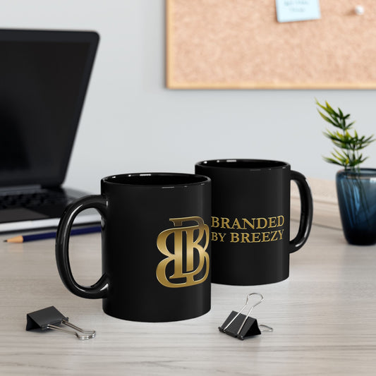 BRANDED BY BREEZY™ Black Mug