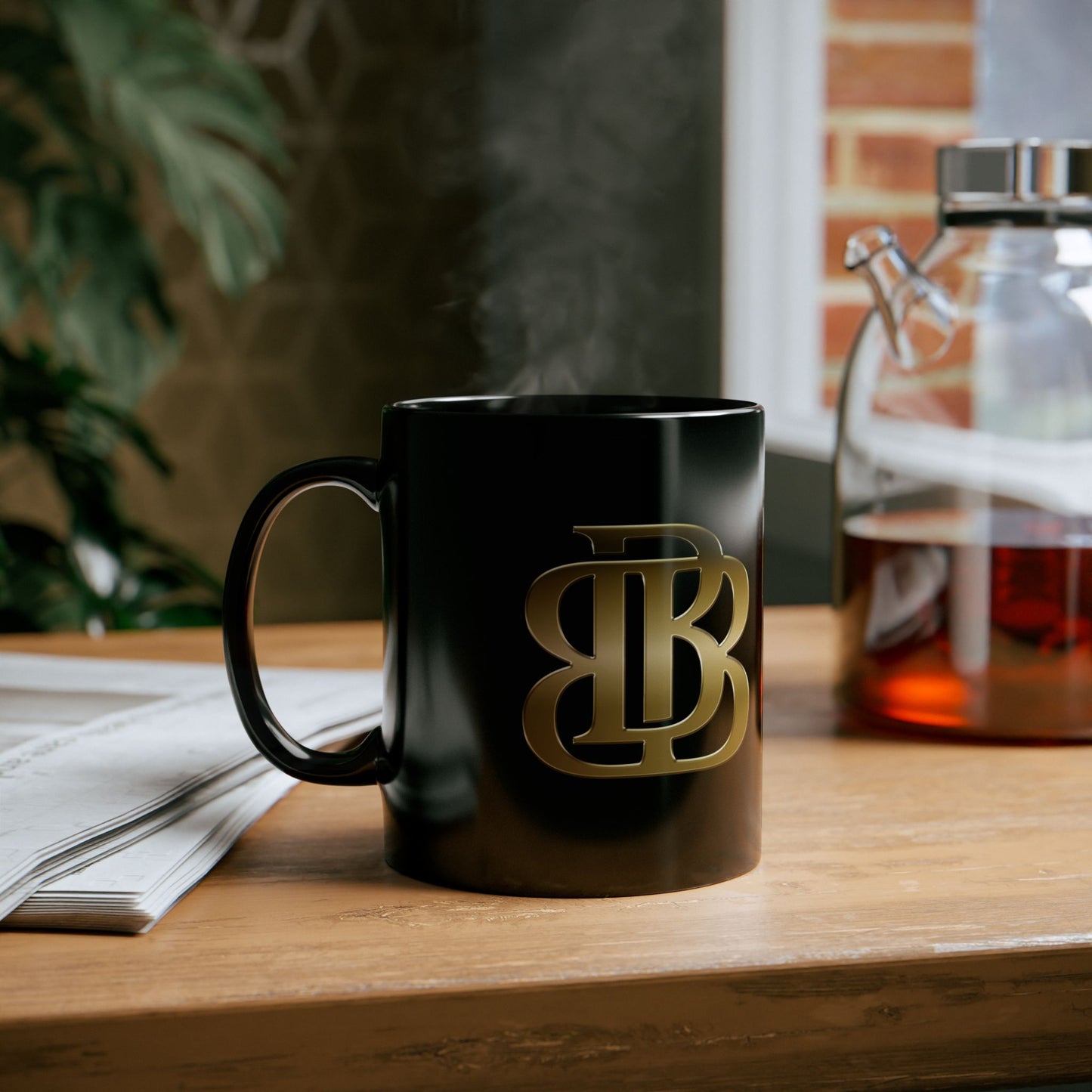 BRANDED BY BREEZY™ Black Mug