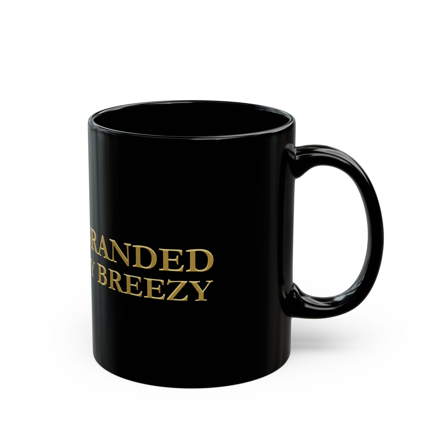 BRANDED BY BREEZY™ Black Mug